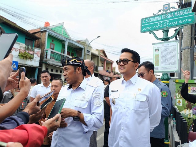 Dua Tokoh Masyarakat Resmi Dijadikan Nama Jalan Baru di Kota Cimahi